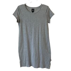 GAP Women's Minimalist T-Shirt Dress Gray Size XS Cotton Modal Casual NWT